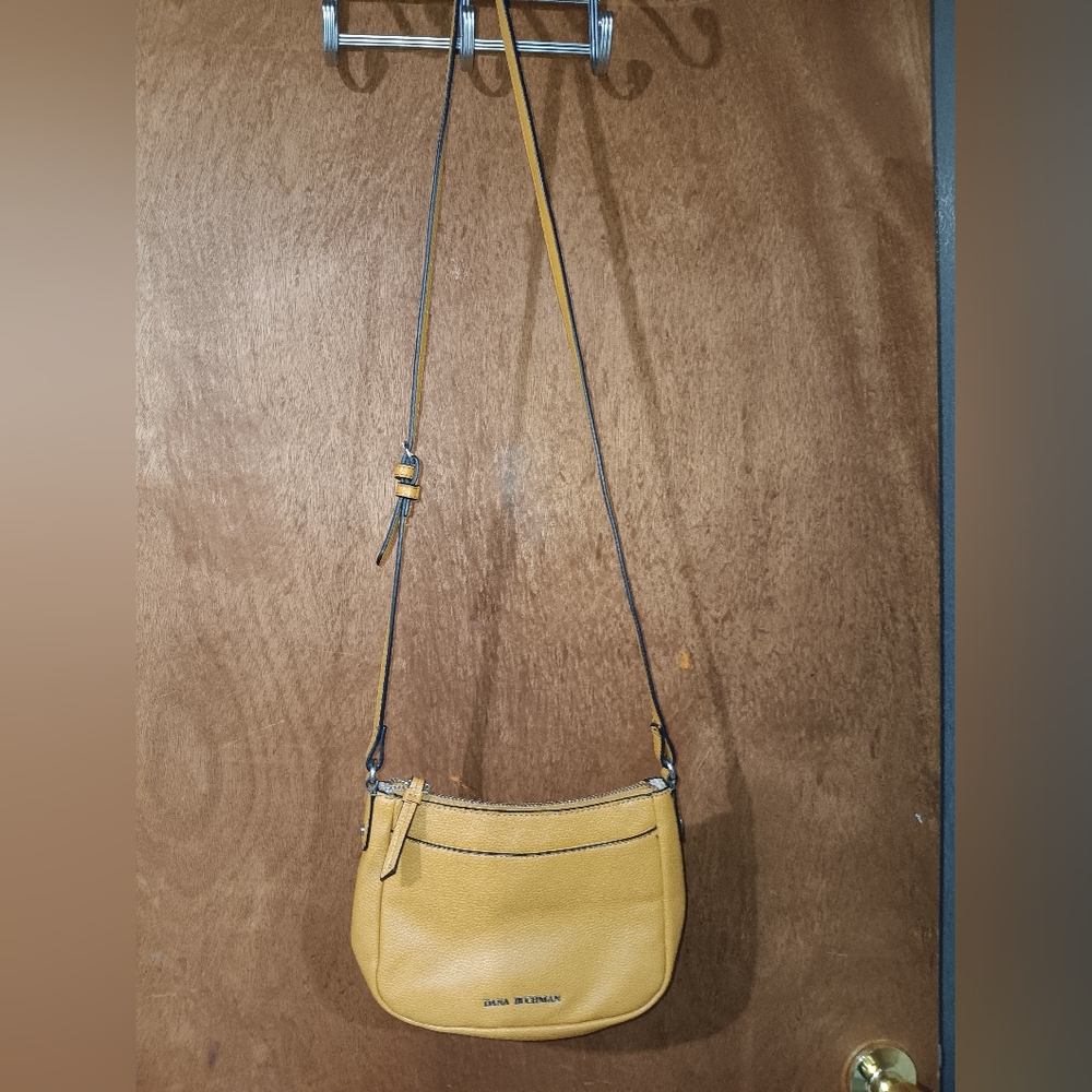 Dana Buchman Mustard Crossbody Bag